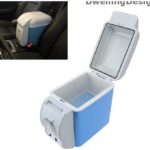 Portable Freezer for Car,7.5Liters Car 12V Low Noise Mini Cooler, Car Fridge With Cooling and Heating Function Thermoelectric Cooler for Car_ Blue