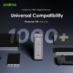 Oraimo PowerJet 130, 130W 27600mAh Powerbank, portable charger designed for fast-charging laptops, phones, and tablets - Black - Image 2