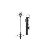 LIVE-K9 Pro 1700mm Ultra Long Selfie Stick with Tripod Stand & Ring Light – Adjustable, Portable for Mobile Vlogging & Live Streaming - Image 2