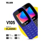 VILLAON V105 ,1.77 INCH DISPLAY ,1000mAh BATTERY , without camera, WITH TORCH Dual sim -FEATURE PHONE - Black - Image 3