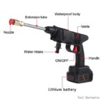 24V Electric High Pressure Washer Rechargeable Car Wash Spray Gun - Image 2