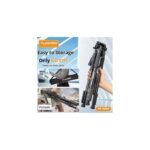 PLOKAMA PK-9999 Camera Tripod Stand 2.1 m with Mobile Phone Holder, Durable and Strong Material, For Mobile and Camera - Image 2
