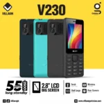 VILLAON V230, 2.8Inch Display, 2500mAh Battery, FM RAdio, 0.8 Mp Camera, Dual Sim - Black